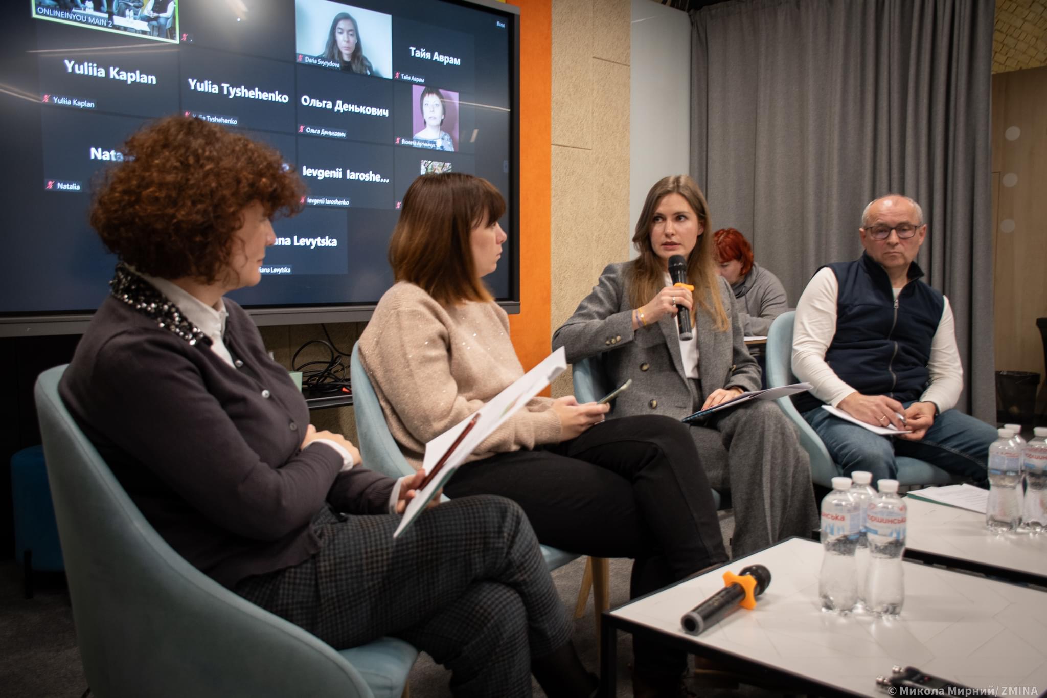 The discussion organized by NGO ZMINA about foreigners who have taken up residence in parts of Ukraine occupied by Russia