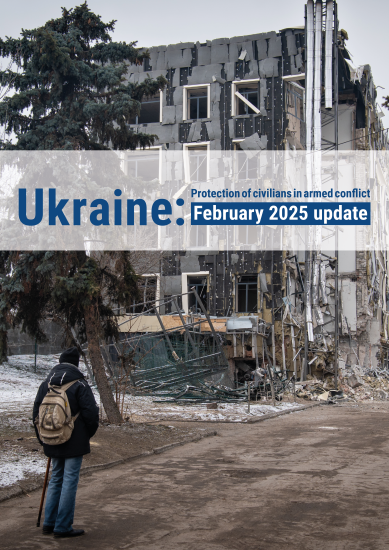 cover of update on the protection of civilians