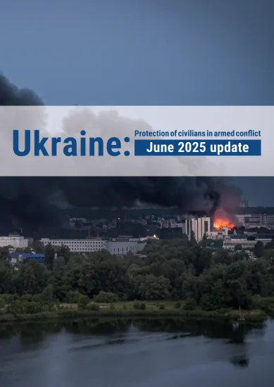 cover of update on the protection of civilians