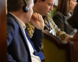 Участь в експертному обговоренні на тему «Тримання і поводження з військовополоненими в Україні: виклики, проблеми та кращі практики»