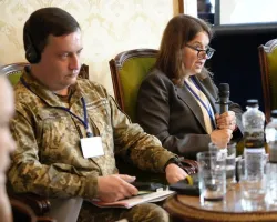 Участь в експертному обговоренні на тему «Тримання і поводження з військовополоненими в Україні: виклики, проблеми та кращі практики»