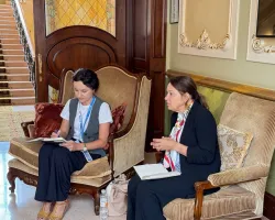 Meeting with Odesa Deputy Mayor Hanna Pozdniakova