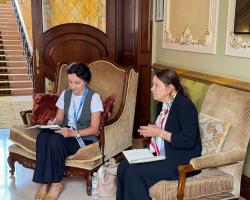 Meeting with Odesa Deputy Mayor Hanna Pozdniakova